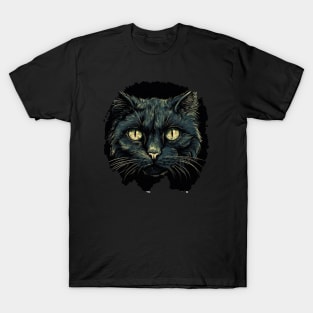 Black cat T-Shirt